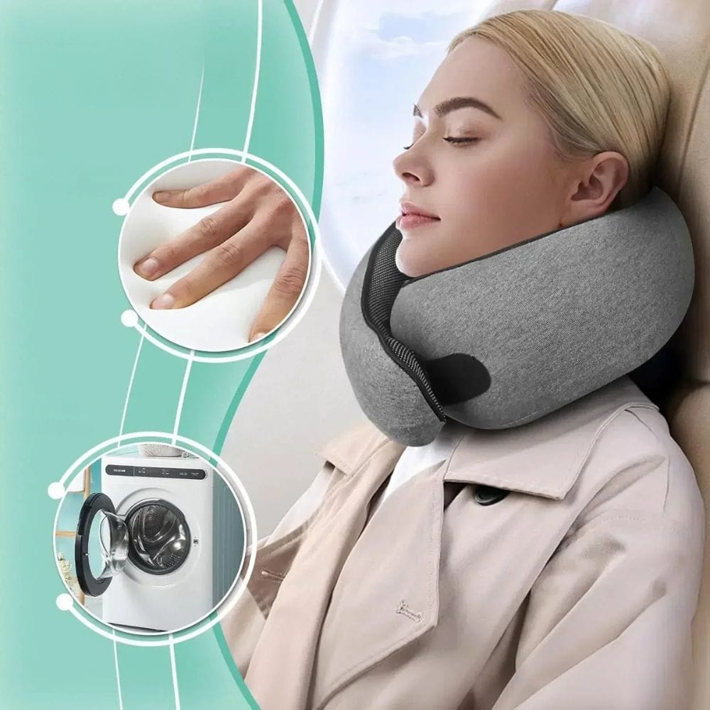 Memory Foam Adjustable Orthopedic Cushion for Travel – view 5