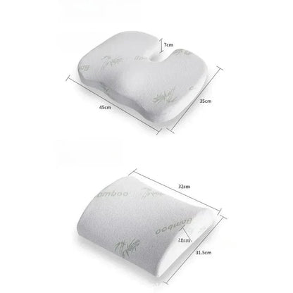 Two-Piece Memory Foam Orthopedic Back Cushion and Seat – view 5