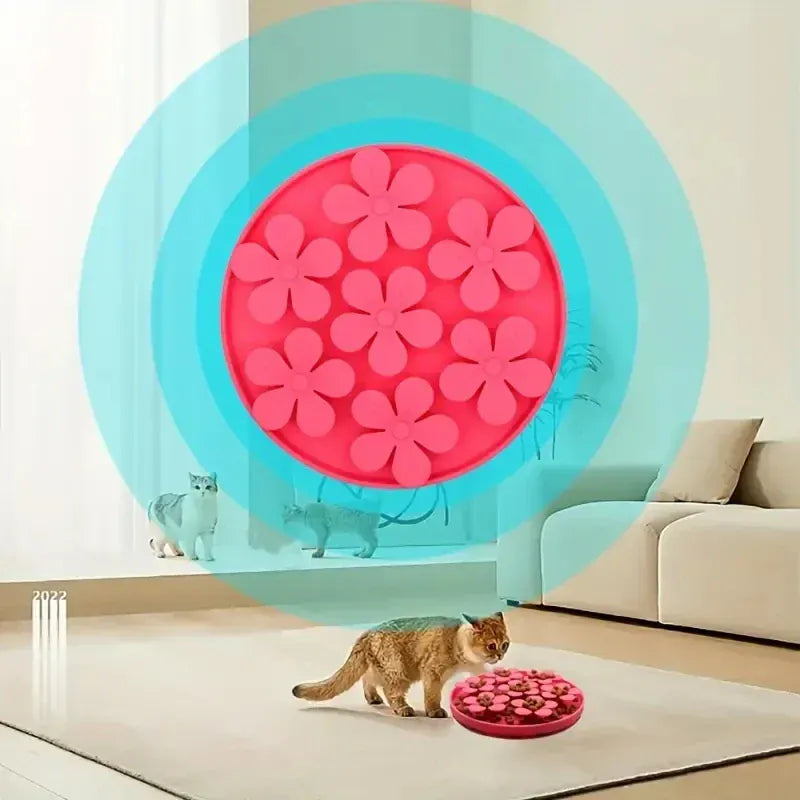 Non-Slip Silicone Slow Feeder Cat Bowl for Digestion – view 2