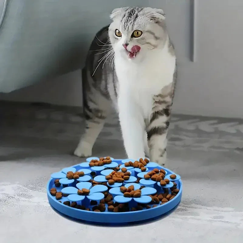 Non-Slip Silicone Slow Feeder Cat Bowl for Digestion – view 4