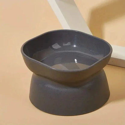 Square Elevated Cat Bowl with Non-Slip Base – view 2