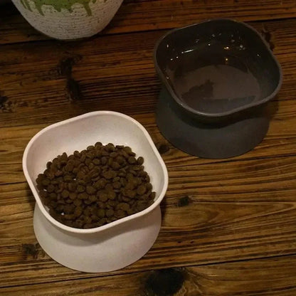 Square Elevated Cat Bowl with Non-Slip Base – view 5