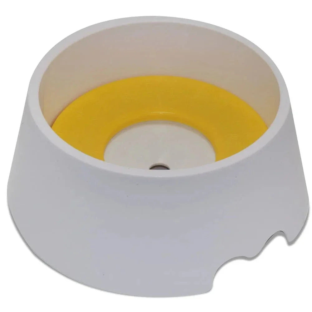 Anti Splash Orthopedic Dog Water Bowl with Floating Plate