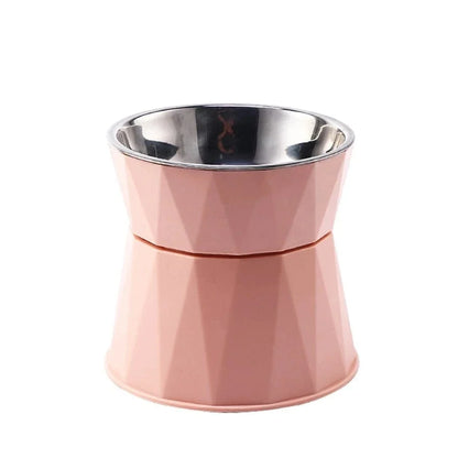 Non-Slip Elevated Dog Bowl with Detachable Stand