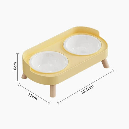 Nordic Style Double Dressy Elevated Dog Bowl – view 2
