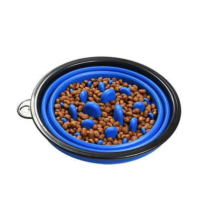 Foldable Slow Feeder Dog Bowl for Digestion and Travel – view 4