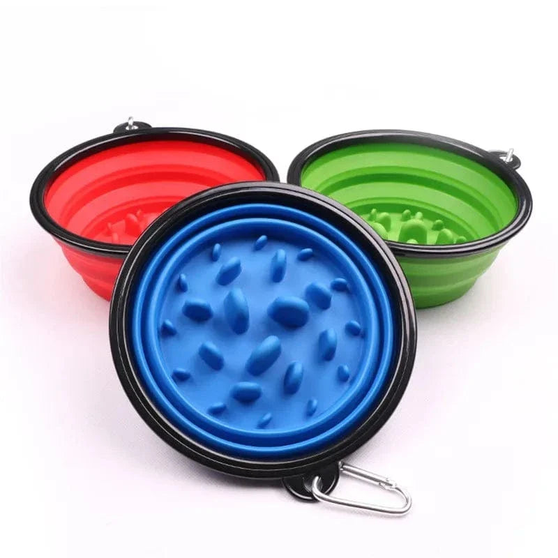 Foldable Slow Feeder Dog Bowl for Digestion and Travel – view 5