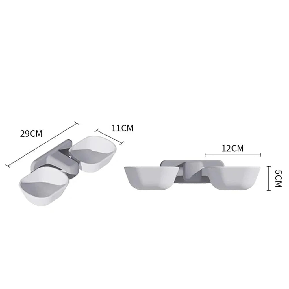 Wall Mounted Comfortable Elevated Cat Bowl – view 3