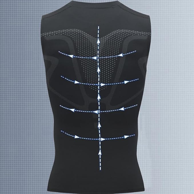 Sleeveless Men's Compression Shirt for Training – view 2