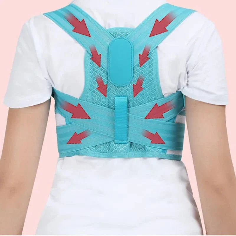 Cross-Back Posture Corrector for Kids with Adjustable Band – view 2