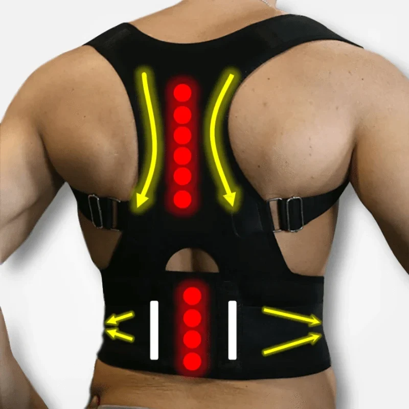 Adjustable Back Posture Corrector Vest with Shoulder Straps – view 3