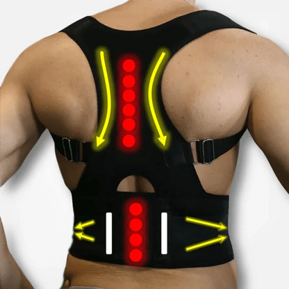 Adjustable Back Posture Corrector Vest with Shoulder Straps – view 3