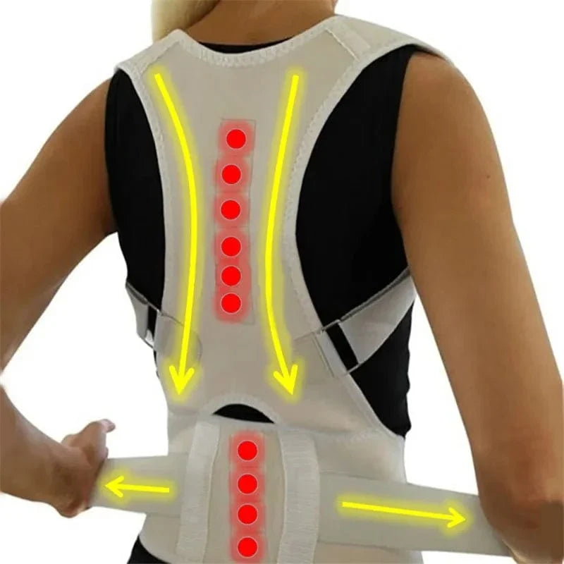 Adjustable Back Posture Corrector Vest with Shoulder Straps – view 2