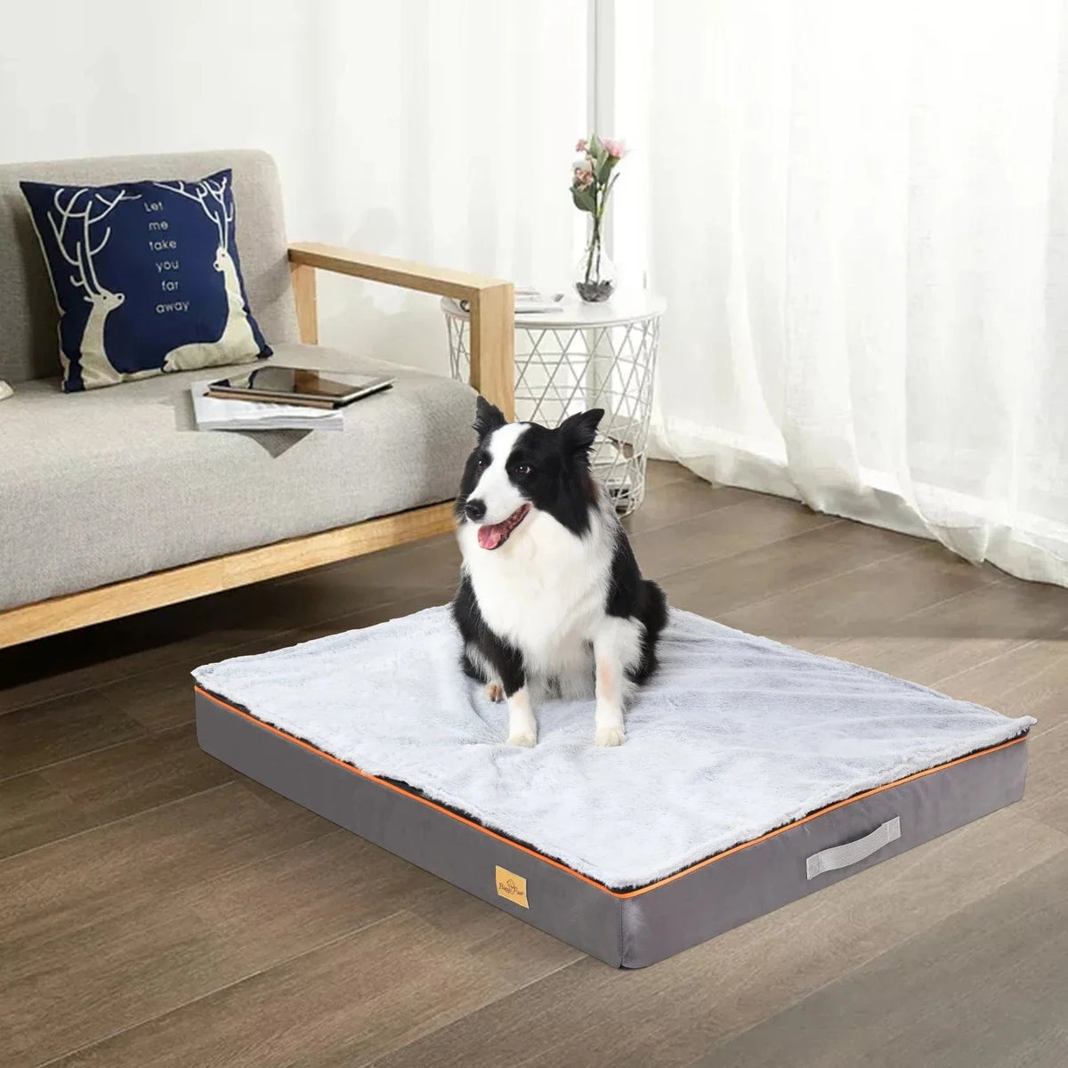 Large Orthopedic Dog Bed with Thick Foam and Washable Cover – view 2
