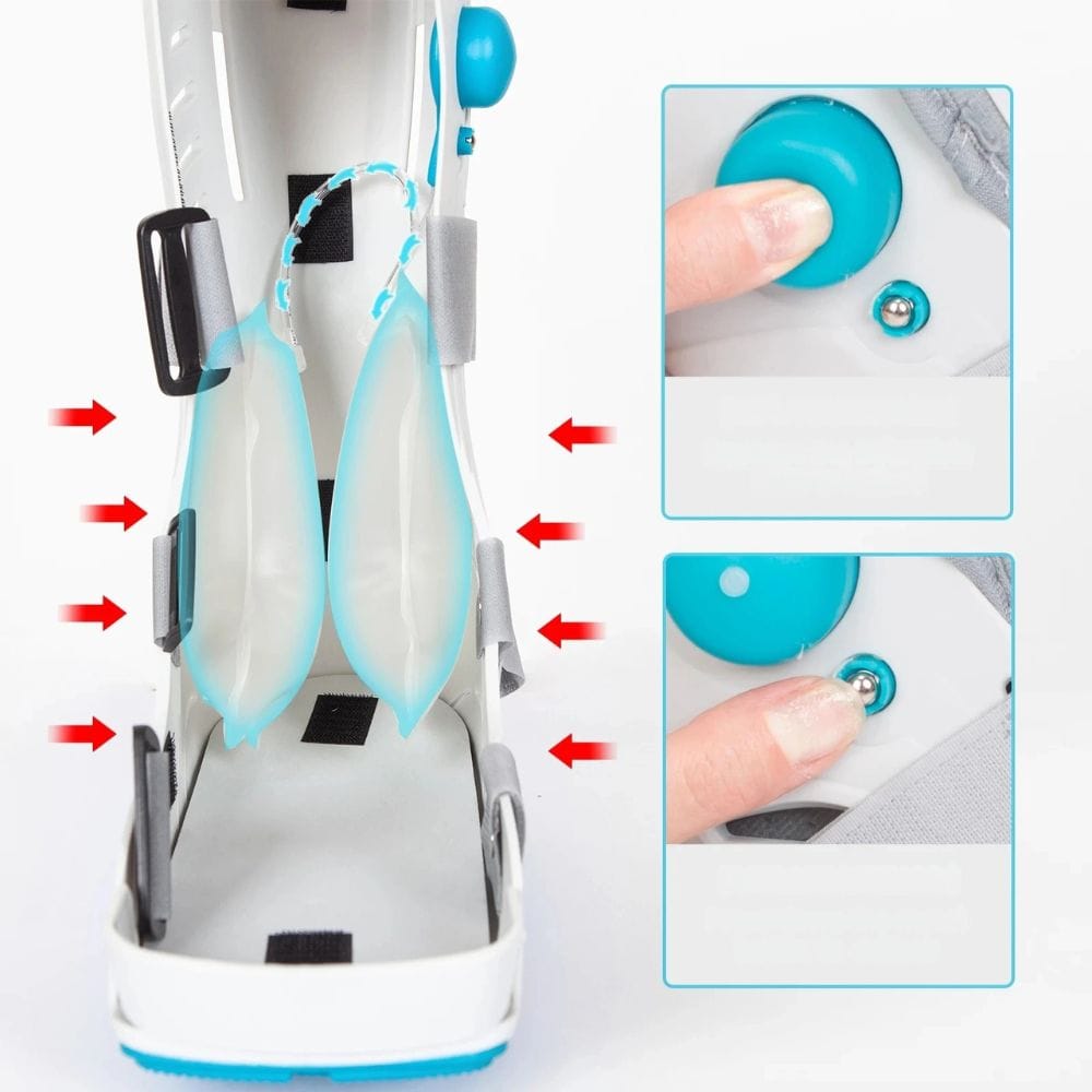 Tall Inflatable Walking Boots for Swollen Feet – view 3