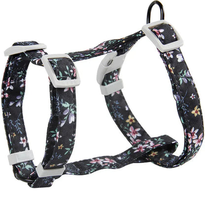 Floral Orthopedic Cat Harness with Leash – view 7