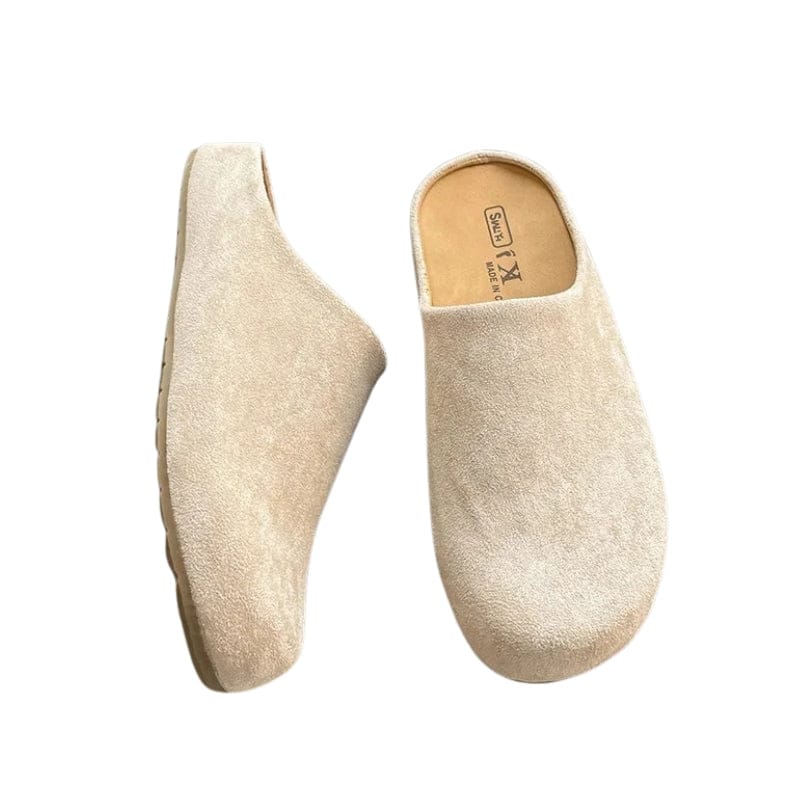 Retro Leather Orthopedic Clogs for Women