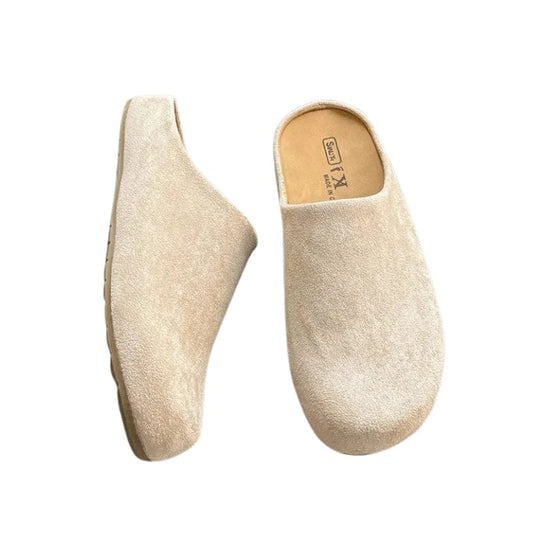 Retro Leather Orthopedic Clogs for Women