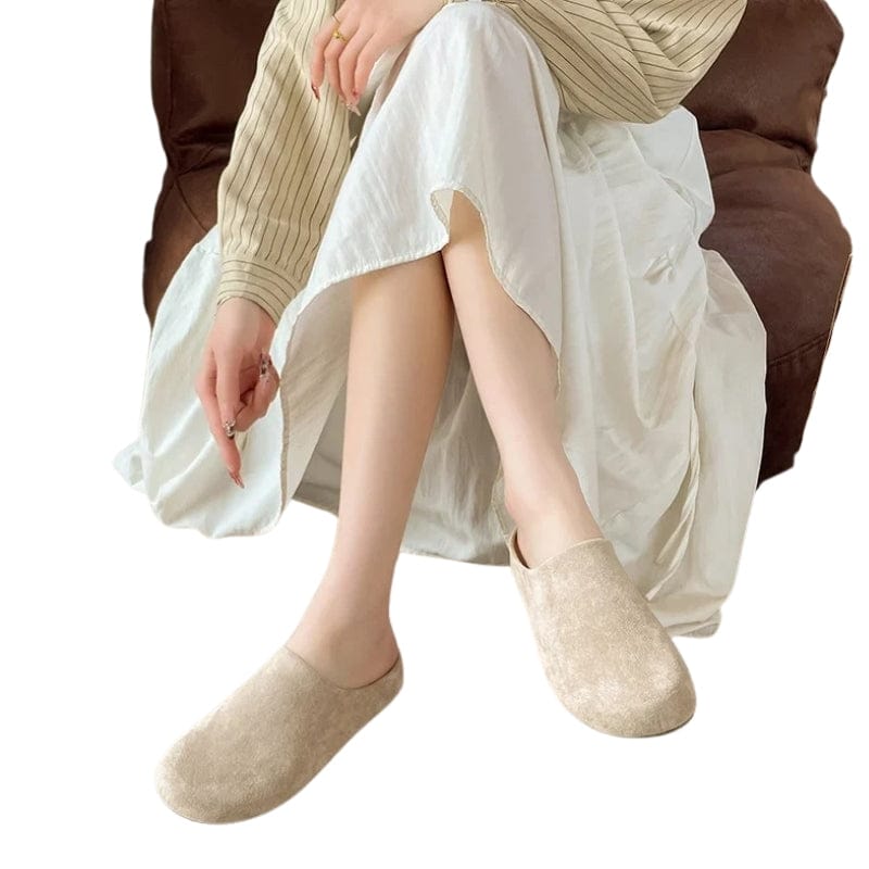 Retro Leather Orthopedic Clogs for Women – view 2