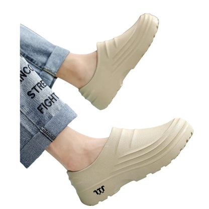 Retro Arch Support Clogs for Women in Neutral Tones