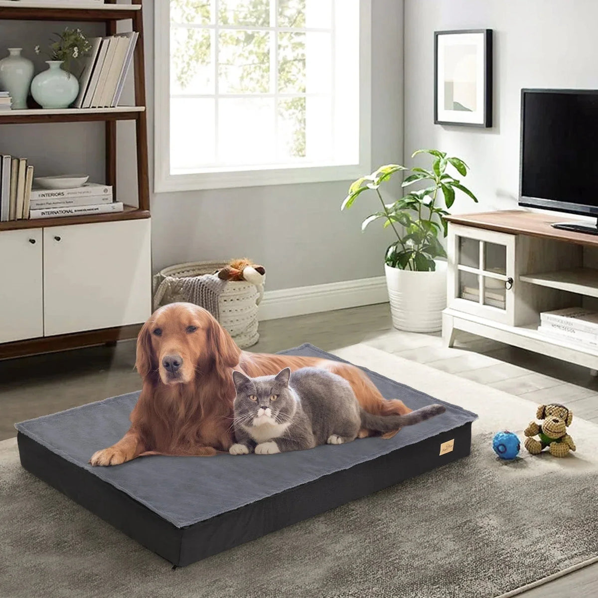 Non Slip Orthopedic Dog Bed for Crates and Kennels – view 2