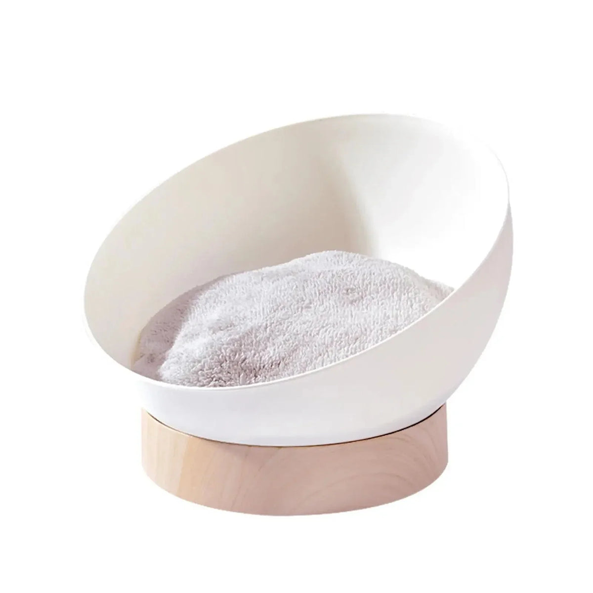 Cozy Round Orthopedic Cat Bed with Stable Base – view 4