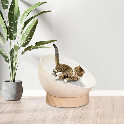 Cozy Round Orthopedic Cat Bed with Stable Base