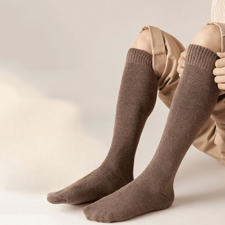 Five-Pair Pack of Knee-High Compression Socks for Swollen Feet