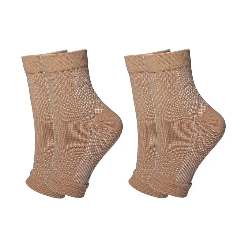 Two-Pair Set of Arch and Ankle Compression Socks for Women – view 3