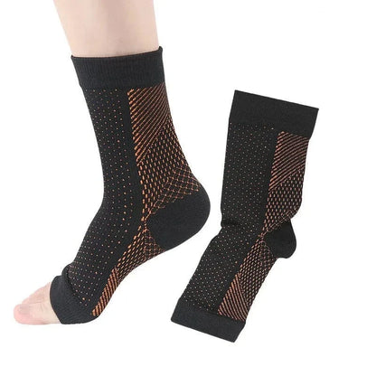 Two-Pair Set of Arch and Ankle Compression Socks for Women – view 4