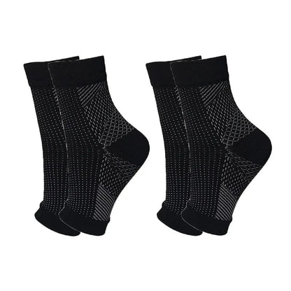 Two-Pair Set of Arch and Ankle Compression Socks for Women – view 7