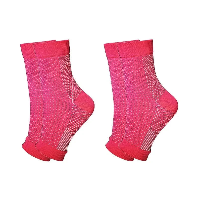 Two-Pair Set of Arch and Ankle Compression Socks for Women – view 6