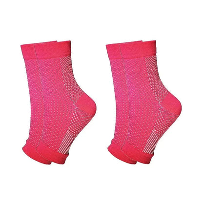 Two-Pair Set of Arch and Ankle Compression Socks for Women – view 6