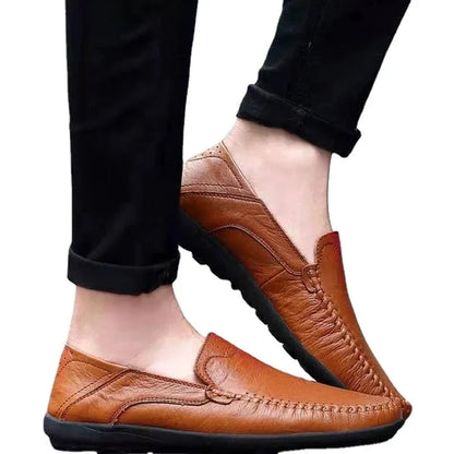 Classic Glossy Vegan Leather Orthopedic Loafers – view 5