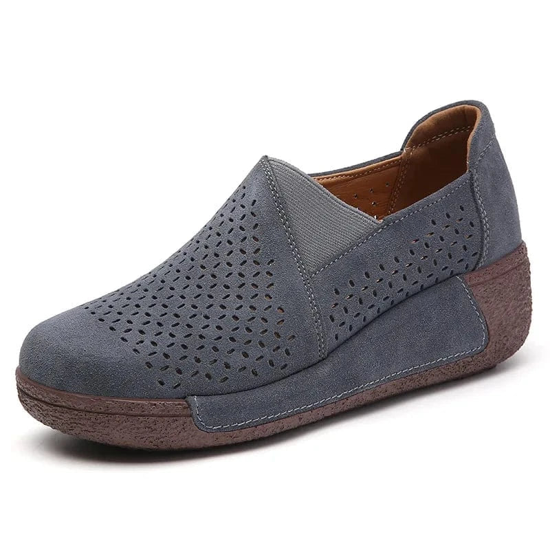 Perforated Breathable Dressy Orthopedic Loafers for Women