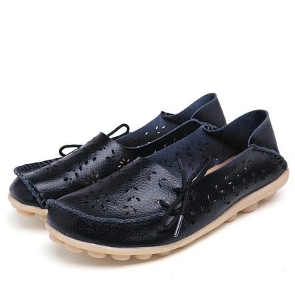 Floral Breathable Lace Up Orthopedic Loafers for Women – view 5