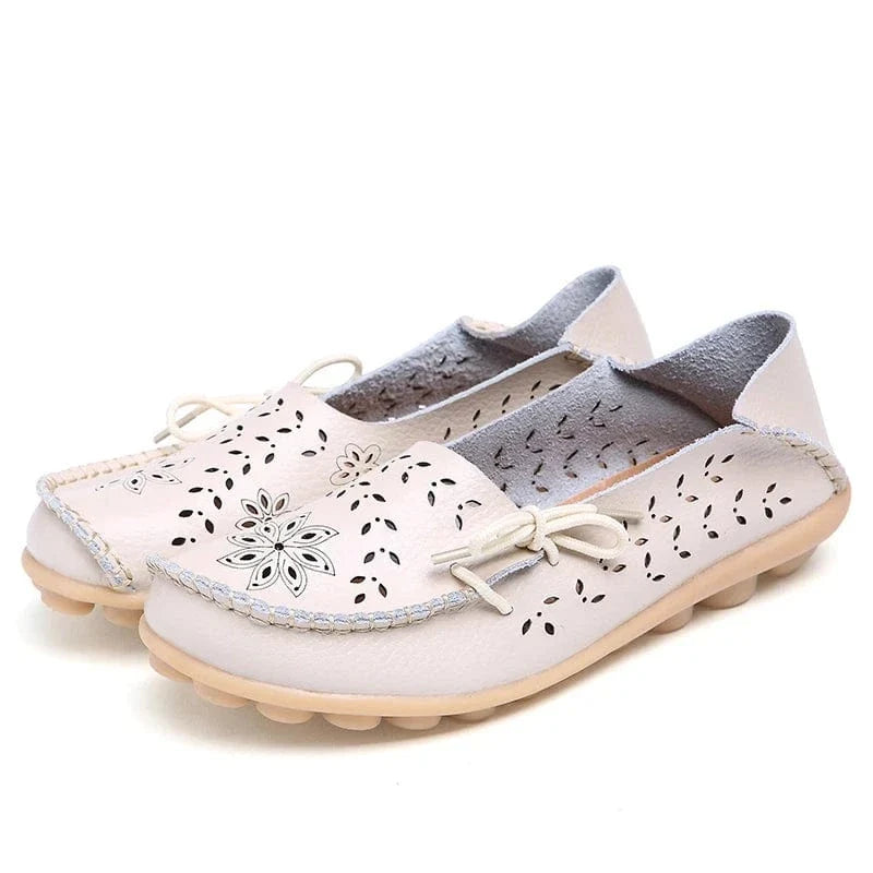 Floral Breathable Lace Up Orthopedic Loafers for Women – view 7