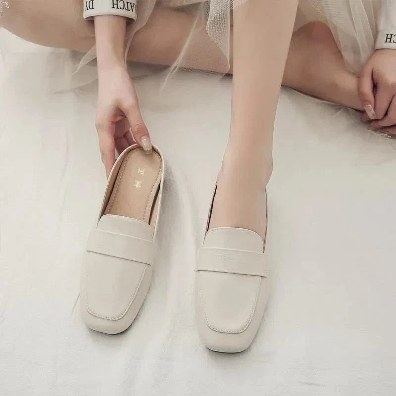 Classic Square Heeled Orthopedic Loafers for Women – view 4