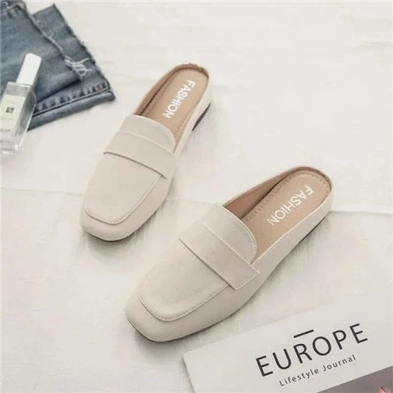 Classic Square Heeled Orthopedic Loafers for Women – view 2