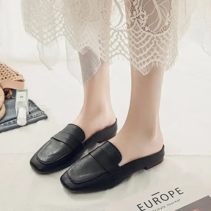 Classic Square Heeled Orthopedic Loafers for Women – view 5