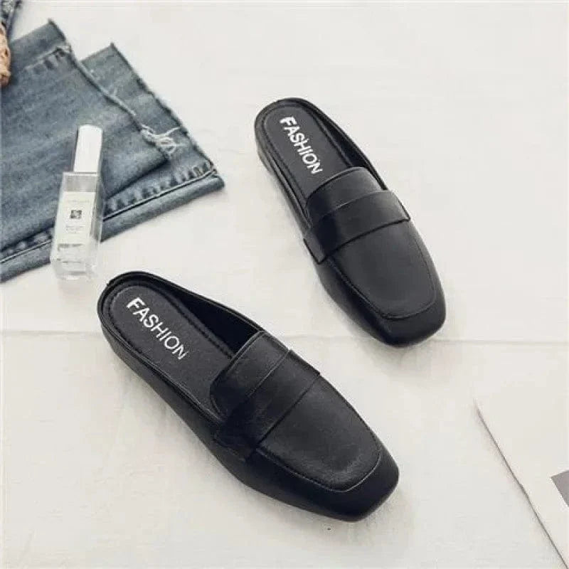 Classic Square Heeled Orthopedic Loafers for Women – view 6