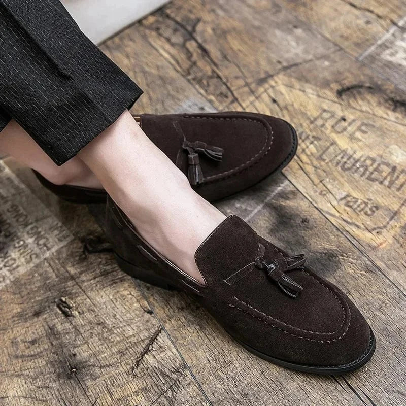 Lace-Up Orthopedic Suede Loafers for Women – view 6