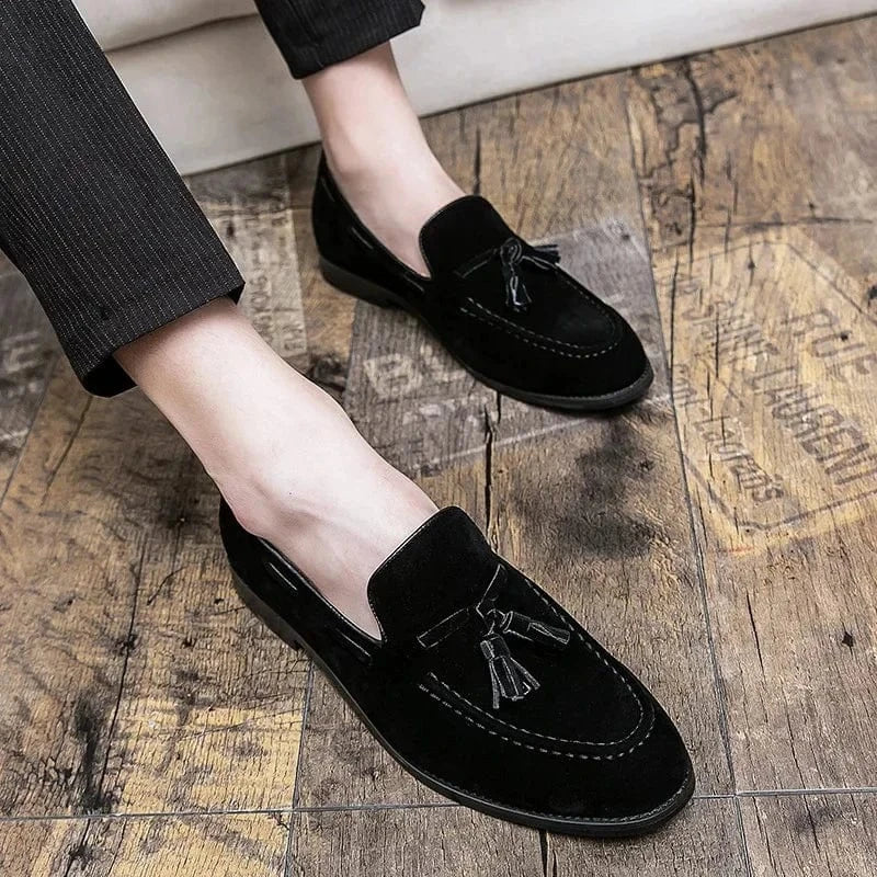 Lace-Up Orthopedic Suede Loafers for Women – view 4