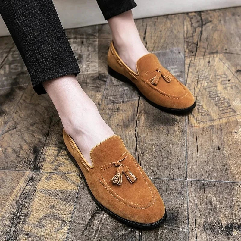 Lace-Up Orthopedic Suede Loafers for Women – view 3
