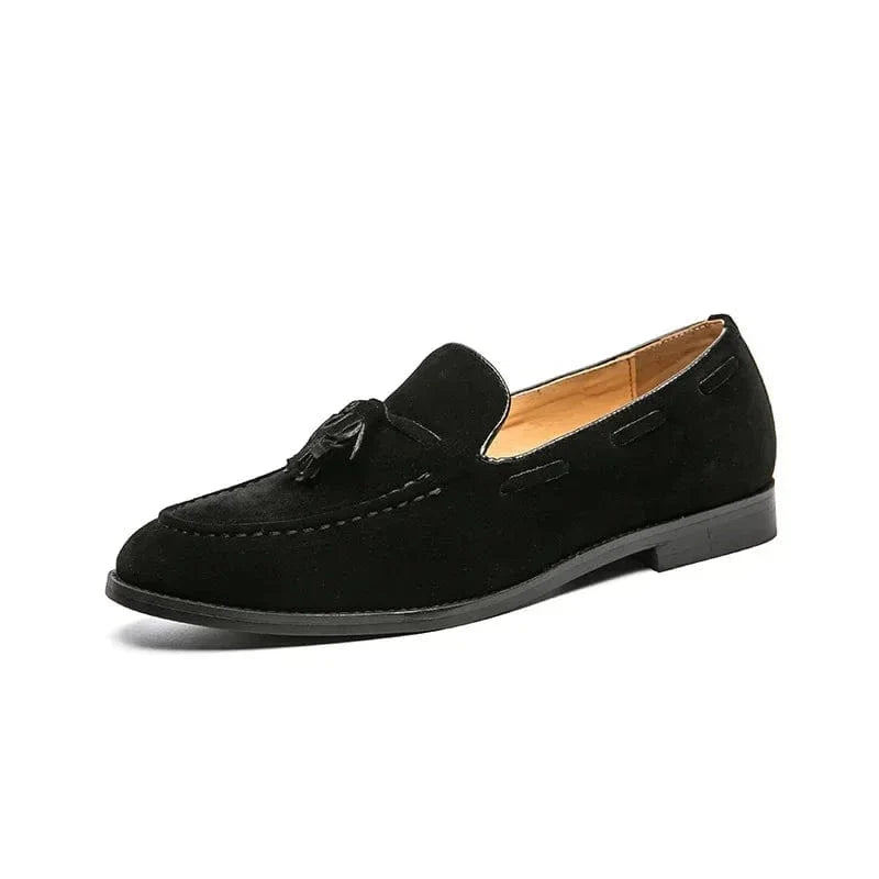 Lace-Up Orthopedic Suede Loafers for Women
