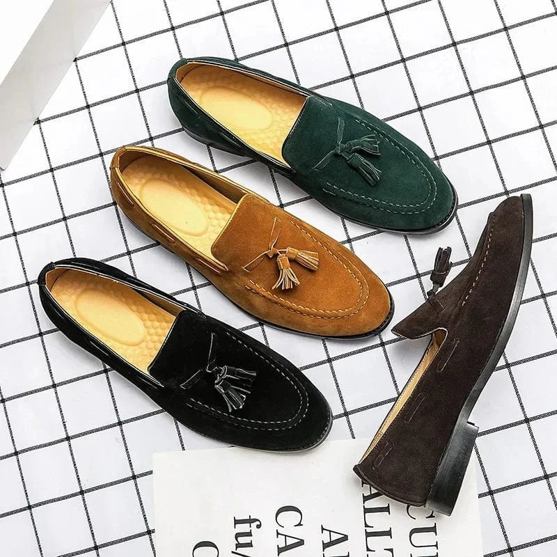 Lace-Up Orthopedic Suede Loafers for Women – view 8