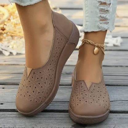 Floral Non Slip Lightweight Orthopedic Loafers for Women – view 2
