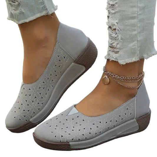 Floral Non Slip Lightweight Orthopedic Loafers for Women