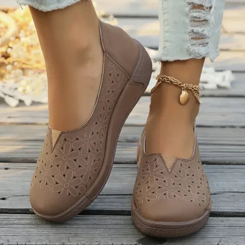 Floral Non Slip Lightweight Orthopedic Loafers for Women – view 6