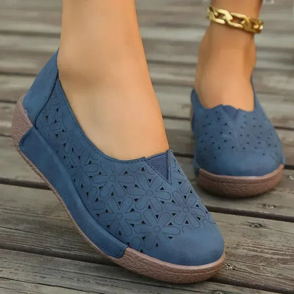 Floral Non Slip Lightweight Orthopedic Loafers for Women – view 3